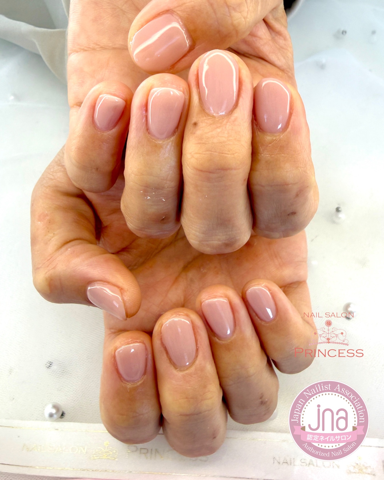 みらい平ネイルサロン ヌーディネイル ワンカラーネイル ネイルサロンプリンセス
