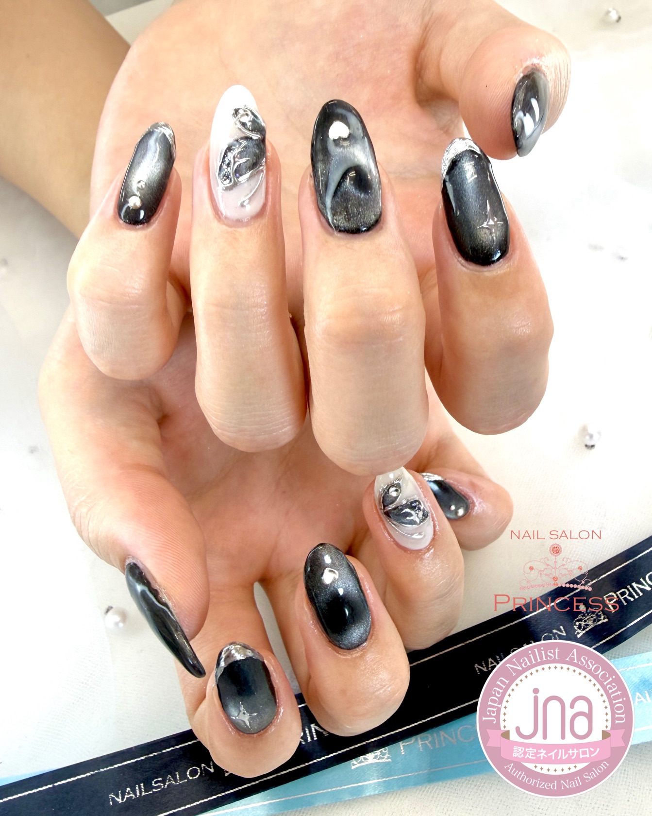 みらい平ネイルサロン マグネットネイル バタフライネイル ネイルさえ