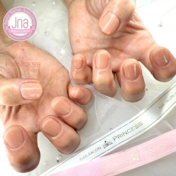 みらい平ネイルサロン ナチュラルネイル ヌーディネイル ネイルサロンプリンセス