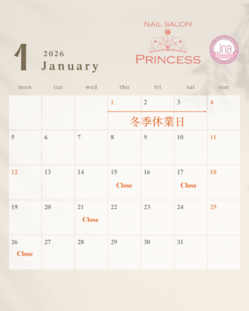 つくばみらい市ネイルサロン みらい平ネイルサロン ネイルサロンプリンセス