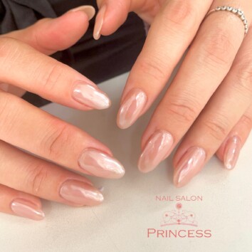 つくばみらい市　グレーズドドーナツネイル　ネイルサロンプリンセス