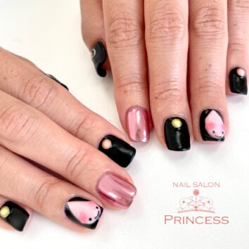 みらい平　ウーパールーパーネイル　ネイルサロンプリンセス