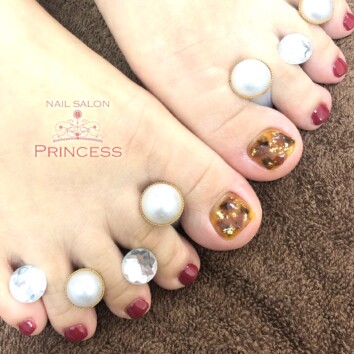 つくばみらい市　べっ甲ネイル　ネイルサロンプリンセス
