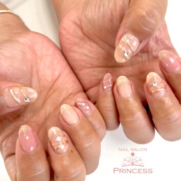 みらい平　リングネイル　ネイルサロンプリンセス