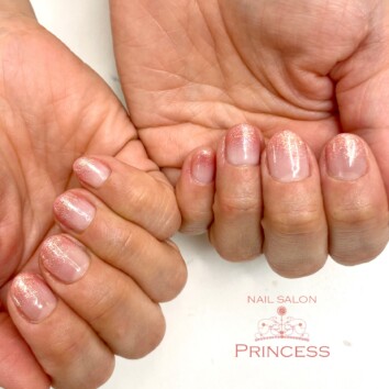 みらい平 グラデーションネイル ネイルサロンプリンセス
