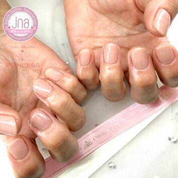 つくばみらい市 ナチュラルネイル ヌーディーネイル ネイルサロンプリンセス