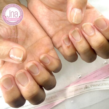 つくばみらい市ネイルサロン グラデーションネイル ベージュネイル ネイルサロンプリンセス