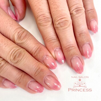 みらい平　グラデーションネイル　ネイルサロンプリンセス