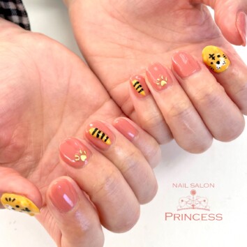 みらい平　寅年ネイル　干支ネイル　ネイルサロンプリンセス