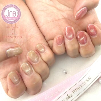 つくばみらい市ネイルサロン マグネットネイル アシメネイル ネイルサロンプリンセス