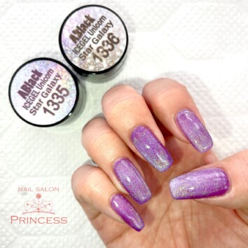 みらい平　ユニコーンマグネットネイル　ネイルサロンプリンセス