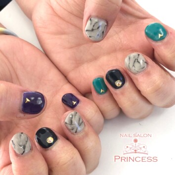 みらい平 天然石ネイル ネイルサロンプリンセス