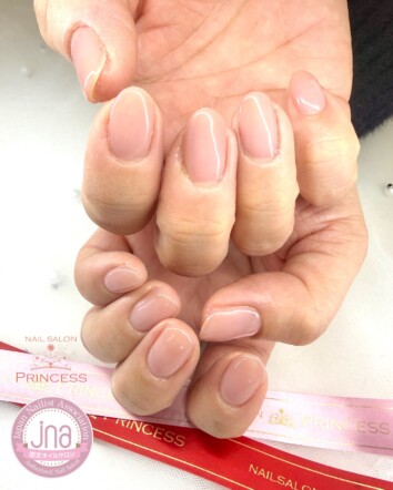 つくばみらい市ネイルサロン　ナチュラルネイル　ヌーディネイル　ネイルサロンプリンセス
