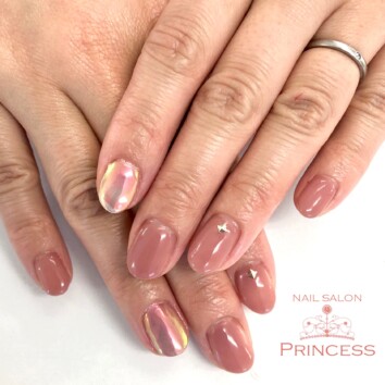 つくばみらい市 オーロラネイル オフィスネイル ネイルサロンプリンセス