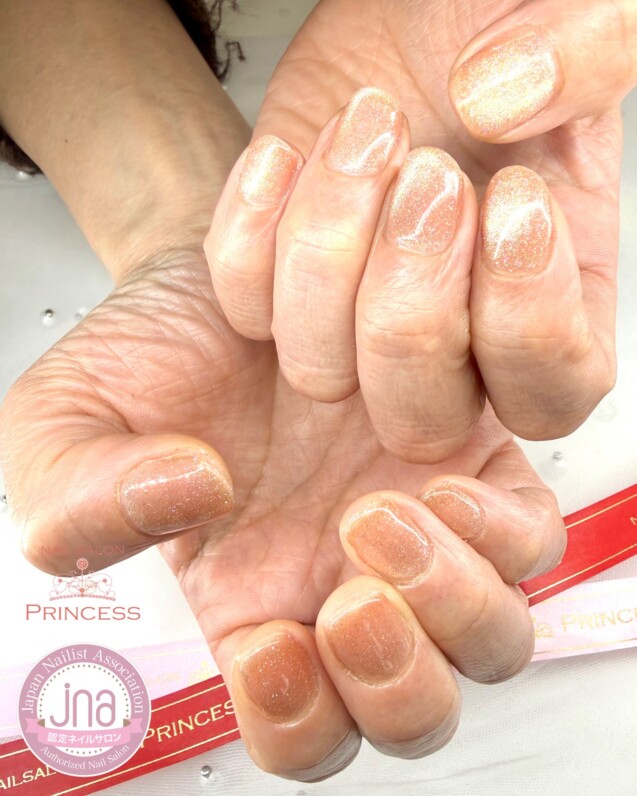 みらい平ネイルサロン　マグネットネイル　フラッシュマグ　ネイルサロンプリンセス