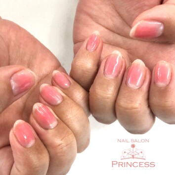 みらい平 チークネイル ネイルサロンプリンセス