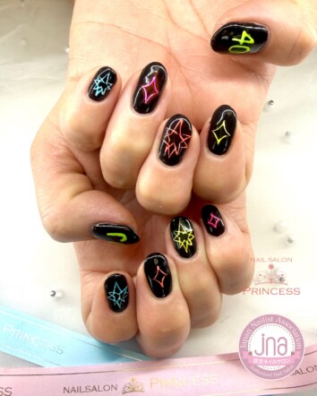 つくばみらい市ネイルサロン 推し活ネイル ジェジュンネイル ネイルサロンプリンセス