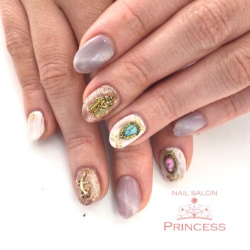 みらい平 エスニックネイル ネイルサロンプリンセス