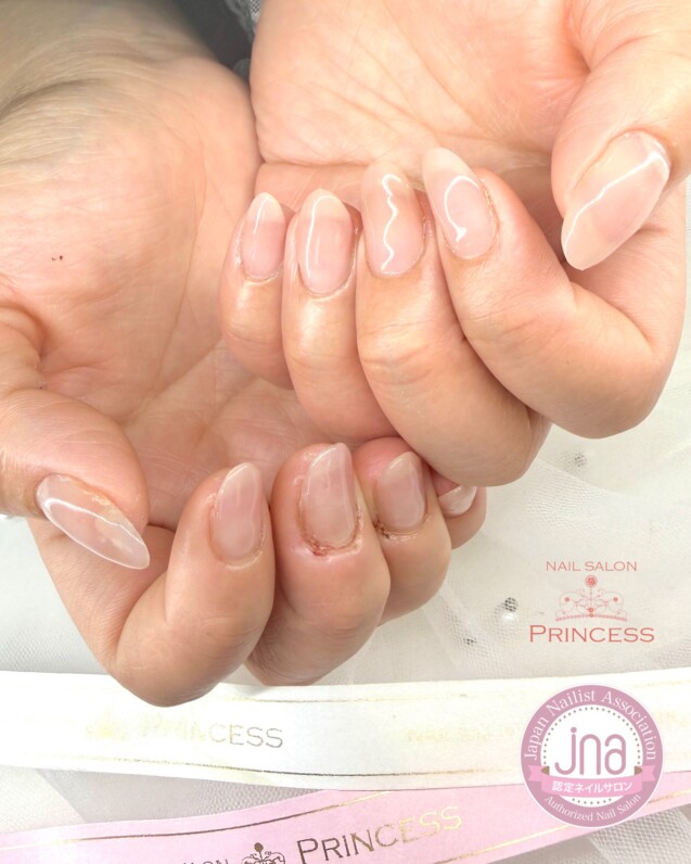 つくばみらい市ネイルサロン　グラデーションネイル　ヌーディネイル　ネイルサロンプリンセス