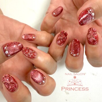 つくばみらい市 フラッシュマグ キルティングネイル ネイルサロンプリンセス