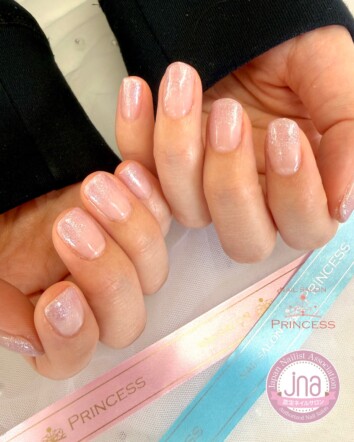 みらい平ネイルサロン グラデーションネイル パープルネイル ネイルサロンプリンセス