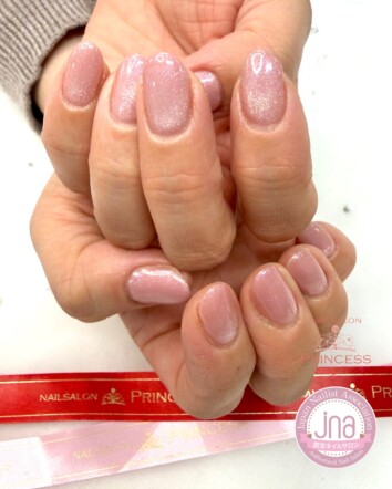 つくばみらい市ネイルサロン マグネットネイル ピンクネイル ネイルネイルサロンプリンセス