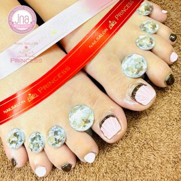 みらい平　アポロネイル　チョコネイル　バレンタインネイル　ネイルサロンプリンセス