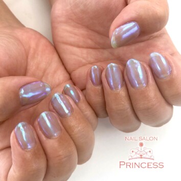 みらい平 オーロラネイル ネイルサロンプリンセス