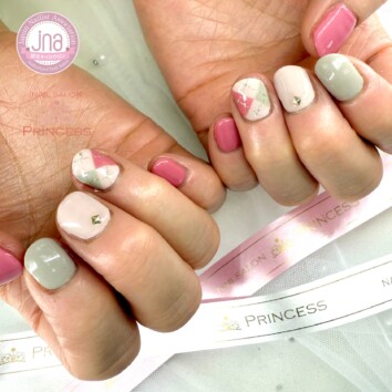 みらい平　アーガイルネイル　ネイルサロンプリンセス