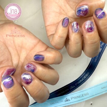 つくばみらい市 ニュアンスネイル マグネットネイル ネイルサロンプリンセス