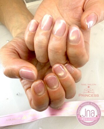 つくばみらい市ネイルサロン　マグネットネイル　ピンクネイル　ネイルサロンプリンセス