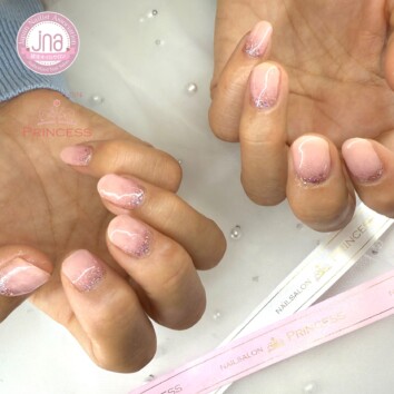 つくばみらい市 グラデーションネイル 奥行きネイル ネイルサロンプリンセス