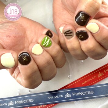 みらい平　バレンタインネイル　チョコネイル　ネイルサロンプリンセス