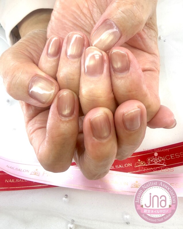 つくばみらい市ネイルサロン　マグネットネイル　ピンクネイル　ネイルサロンプリンセス