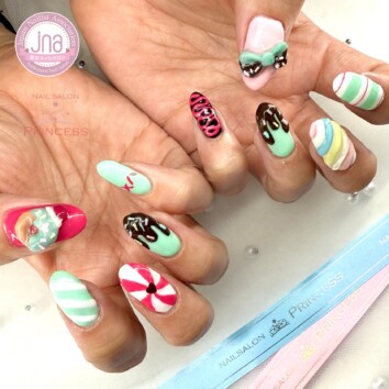 みらい平 ヴァネロペネイル ディズニーネイル パルパルーザネイル ネイルサロンプリンセス