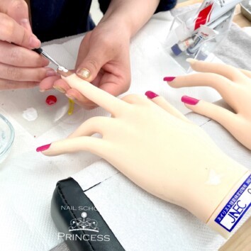 つくばみらい市　みらい平　ネイルサロンプリンセス　ネイルスクール