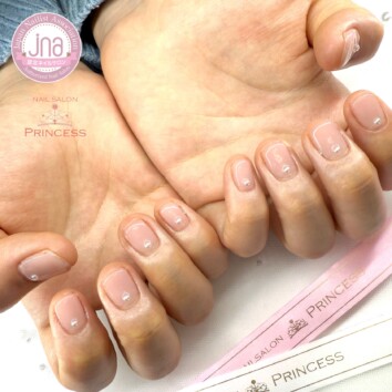 みらい平　ヌーディネイル　ネイルサロンプリンセス