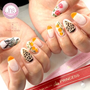 みらい平 うたプリネイル フラワーネイル ネイルサロンプリンセス