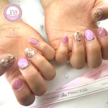 つくばみらい市 シェルネイル ネイルサロンプリンセス