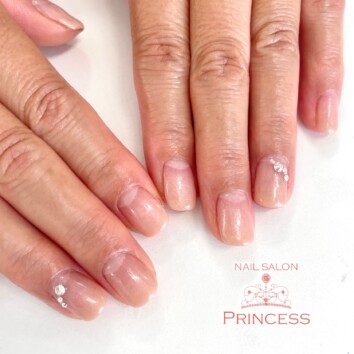 みらい平　グラデーションネイル　ネイルサロンプリンセス