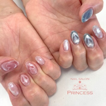 つくばみらい市　ハートマグネット　マグネットネイル　ネイルサロンプリンセス