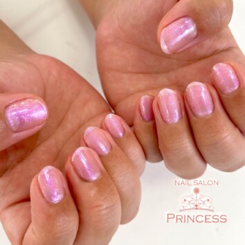 つくばみらい市　クラシックネオンファンタジージェル　パープルネイル　ネイルサロンプリンセス