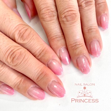 みらい平　グラデーションネイル　ネイルサロンプリンセス