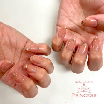 つくばみらい市　ヌーディネイル　オフィスネイル　ネイルサロンプリンセス