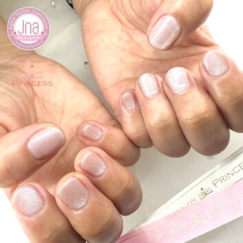 つくばみらい市　マグネットネイル　オーロラネイル　ネイルサロンプリンセス