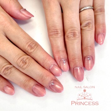 みらい平　グラデーションネイル　オフィスネイル　ネイルサロンプリンセス