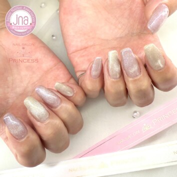 つくばみらい市　マグネットネイル　オーロラマグネット　ネイルネイルサロンプリンセス