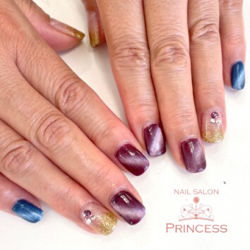 みらい平　マグネットネイル　ネイルサロンプリンセス