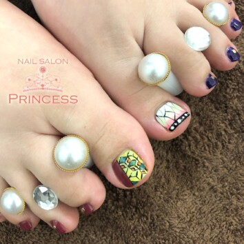 みらい平 鬼滅ネイル ネイルサロンプリンセス