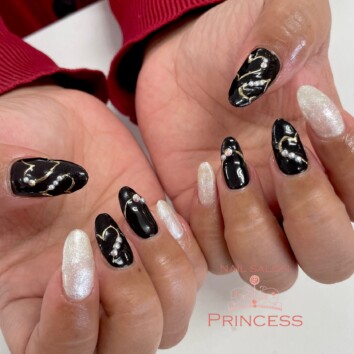 つくばみらい市　ハートネイル　ネイルサロンプリンセス